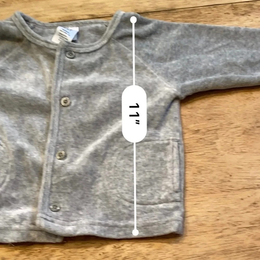 Vintage Baby‎ Gap 3-6 Months Gray 2 Piece Jogger Set